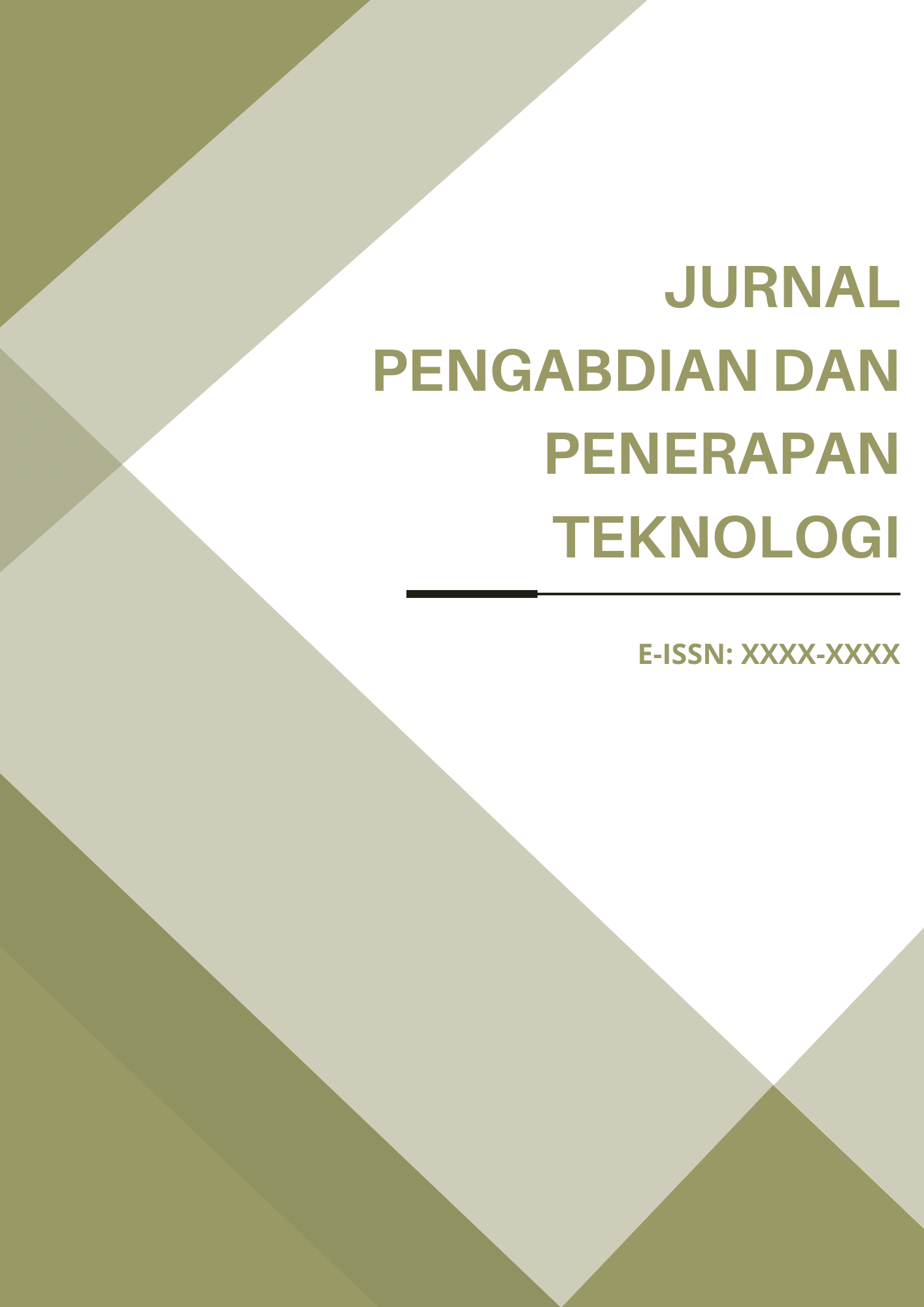 Jurnal Pengabdian dan Penerapan Teknologi